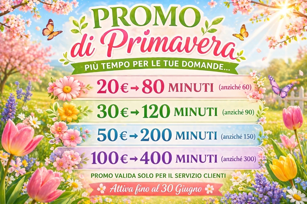 Promo Primavera Cartomanzia